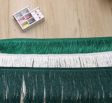 Lurex threading fringe