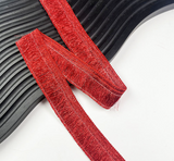 Lurex threading fringe