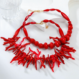 {2026 NEW}exaggerated acrylic beaded necklace womens fashion