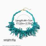 {2026 NEW}exaggerated acrylic beaded necklace womens fashion