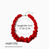 {2026 NEW}exaggerated acrylic beaded necklace womens fashion