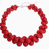 {2026 NEW}exaggerated acrylic beaded necklace womens fashion