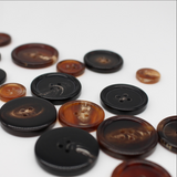 {2026 NEW} Real horn buttons with round thin RIM