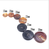 {2026 NEW} Real horn buttons with round thin RIM
