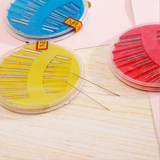 Sewing Combo Set – 6 Pcs Multi-Color Sewing Thread & 30 Compact Needles for Quilting, Embroidery, DIY Projects & Repairs – Ideal for Beginners & Experts