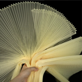 {2026 NEW}Accordion Pleated Stiff Mesh Fabric