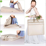 {2026 NEW} Wedding Dress Garment Bag with Zipper Closure and Shoe Pockets