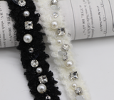 {2026 NEW} Decoration trims with pearl and rhinestone