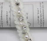 {2026 NEW} Decoration trims with pearl and rhinestone