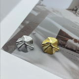 {2026 NEW} Oversized pleated gold-toned metal buttons
