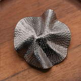 {2026 NEW} Oversized pleated gold-toned metal buttons