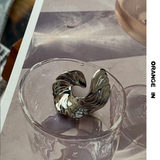{2026 NEW}  sculptural gold-plated spiral statement metal shank buttons
