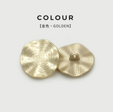 {2026 NEW}textured swirl face and a stippled back plate shank buttons