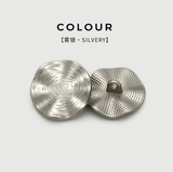 {2026 NEW}textured swirl face and a stippled back plate shank buttons