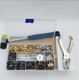 {2026 NEW}Metal Snap Fastener Kit with Setting Tools-120sets