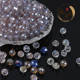 {2026 NEW} Faceted crystal glass loose beads in assorted colors