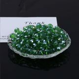 {2026 NEW} Faceted crystal glass loose beads in assorted colors