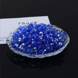 {2026 NEW} Faceted crystal glass loose beads in assorted colors