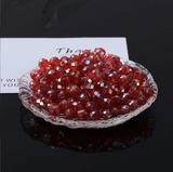 {2026 NEW} Faceted crystal glass loose beads in assorted colors
