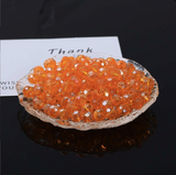 {2026 NEW} Faceted crystal glass loose beads in assorted colors