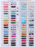 Glass pearl beads in string