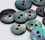 Natural Black MOP buttons