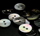 Natural Black MOP buttons