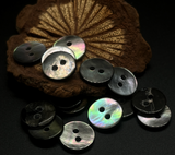 Natural Black MOP buttons