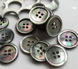 Natural Black MOP buttons