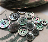 Natural Black MOP buttons