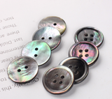 Natural Black MOP buttons