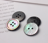 Natural Black MOP buttons