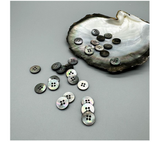 Natural Black MOP buttons
