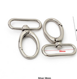 Oval Push Gate  swivel Hooks - Dog clips