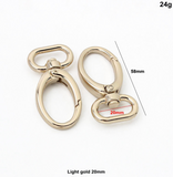 Oval Push Gate  swivel Hooks - Dog clips