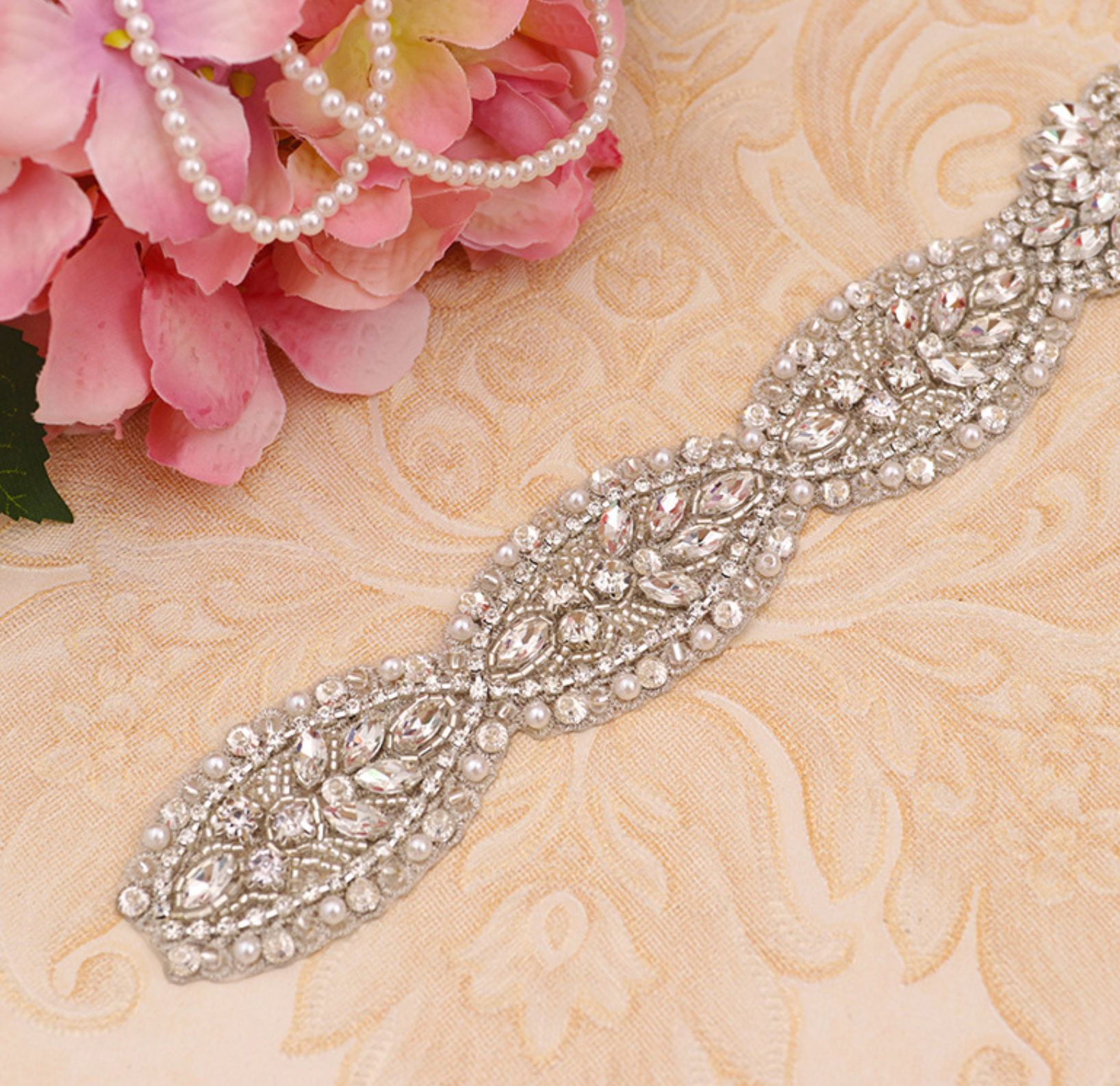 Embellishment Diamante and sequin pearl trims for wedding, evening dre www.jimmybuttons.com.au Embellishment Diamante and sequin pearl trims for wedding, evening dre www.jimmybuttons.com.au