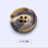 White tortoiseshell button