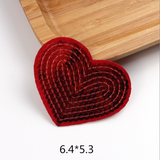 Emb patches - Heart(Iron On)