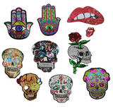 Emb patches - Skull（Iron on）