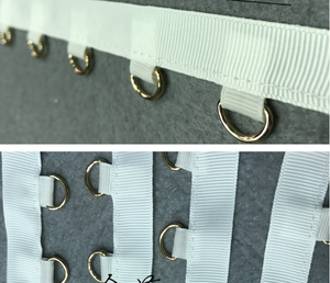 D-ring on Grograin tape