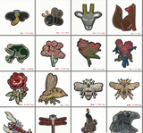 Emb patches - Flower（Iron on）