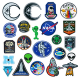 Emb patches - Space（Iron on)