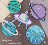 Emb patches - Space（Iron on)