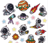 Emb patches - Space（Iron on)