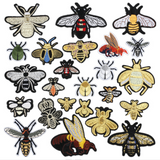 Emb patches - Bird and bugs（Iron on）