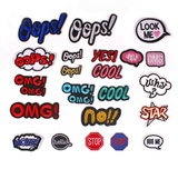Emb patch - letters（Iron on）