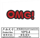 Emb patch - letters（Iron on）