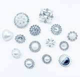 New - diamante buttons