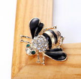 Bee broches with diamnate / pearl