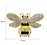 Bee broches with diamnate / pearl